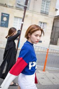 阚清子街拍照片,演绎都市女性魅力风采